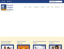 Tablet Screenshot of financialfreedomacademy.co.uk